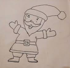 Apprendre a dessiner le père noel coloriage et paillettes | dessin facile. Comment Dessiner Un Pere Noel Facilement Objectif Dessin