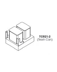 For those of you, like me let me know if you use these plans to build a trash can cabinet for yourself! Ice White Shaker Trash Can Insert For B18 Or B21 With 2 Trash Cans Cabinet Champ
