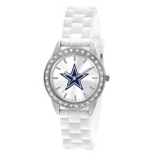 Dallas Cowboys Frost Ladies White Wrist Watch Dallas Cowboys Pro Shop Dallas Cowboys Watch Dallas Cowboys Jewelry