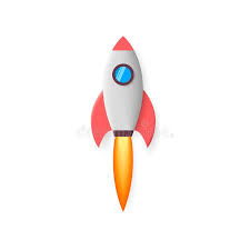 Rocket. Space Rocket Launch. Project Start Up. Flying Cartoon Rocket.  Vector Illustration Isolated on White Background Stock Vector -  Illustration of engine, clipart: 127571950