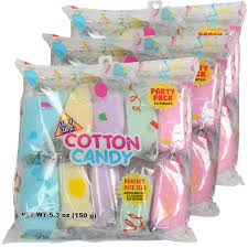 Buy Cotton Candy Bags Assorted Flavors 30 Pack Individual Package Big Bulk Pastel Candy For Stocking Treats Party Favors Buffet Table And Pinata Online In Indonesia B07k72ndxz
