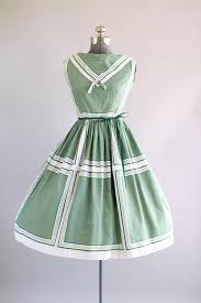 Original Black And Blue Dress Illusion Vintage 1950s Dress 50s Cotton Dress Henley Jr Original Green Dotted Dress S With Images Vintage Clothes Women