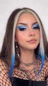 Not Abby Sorry Edgy Makeup Indie Makeup Blue Makeup Looks