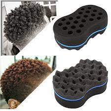 Amazon Com Riorand Magic Barber Sponge Twist Hair Brush For Afros Coils Dreadlocks 2 In 1 10 16mm Hole Dia Afro Curls Hair Sponge Short Natural Hair Styles