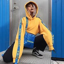 When You Swedish Af Just Posted An Ikea Streetwear Lookbook On The Channel Link In Bio Balenciaga Streetwear Girl Streetwear Fashion Streetwear Women