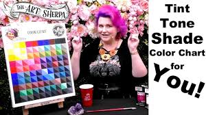 Here is the decent list of pink color with hex codes. How To Make A Tint Tone Shade Color Chart For Everyone Theartsherpa Youtube