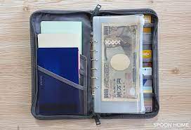 無印良品のパスポートケースのブログ画像 収納 アイデア クリアファイル家計簿 無印良品