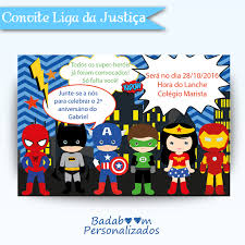 7 Melhor Ideia De Convite Liga Da Justica Convite Super Herois Festa De Super Herois Convite Liga Da Justica Ser lembrado nesse dia por quem nos ama é o melhor presente. festa de super herois convite liga da