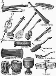 World Musical Instruments Tabla Baya Talking Drum Tanpura Tar Tarawangsa Taus Teponaztli The Indian Musical Instruments Indian Instruments Sitar Instrument