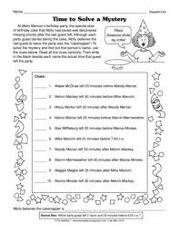Time To Solve A Mystery Lesson Plans The Mailbox Math Journals Math Solving