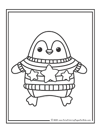 Penguin Coloring Pages (Free and Easy Printables) - Cute Coloring Pages For  Kids