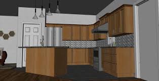 The Original Sketchup Model I Made Kitchen Design Design Kitchen