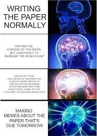 Getting a little crowded lol. Writing Or Typing The Words That Make Up The Content Of The Paper On Computer Programs Such As Microsoft Word Or Google Docs But Adding Unnecessarily Many Words In Order To Meet