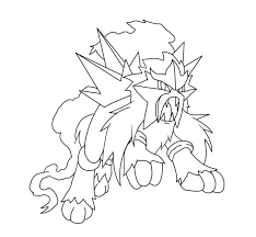 62k.) this 'entei from pokemon coloring pages' is for individual and noncommercial use only, the copyright belongs to their respective creatures or owners. Entei Coloring Pages Coloring Home