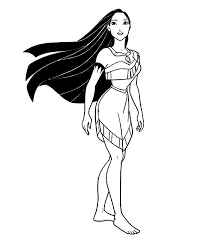 Kumpulan sketsa gambar putri rapunzel aliransket gambar rapunzel, 27 09 2019 kumpulan. Disney Princess Pocahontas Coloring Pages Pocahontas Gambar Rambut Anime Disney
