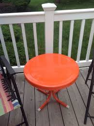 One is sweating up a storm. Painting A Metal Table What Kind Of Paint Should I Use Hometalk
