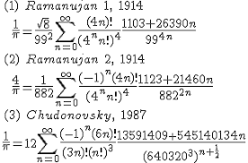 Pi Ramanujan S Formula Calculator Physics Books Math Integers Mathematics