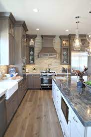 And this is where traditional wood color cabinets are brought to present times with the use of white subway. Our Best Tips For Staining Cabinets Or Re Staining