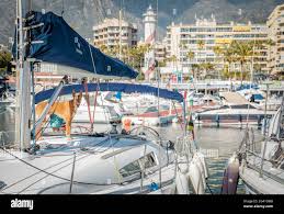 Marina in Puerto Banus, Marbella, Spain Stock Photo - Alamy