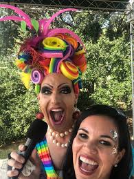 SPO Hans (left) and SPO Ivery, members of the department's LGBTQIA Liaison  Committee, out at Charleston Pride making connections and showing our  support for the community