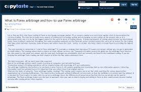 What Is Forex Arbitrage And How To Use Forex Arbitrage Strategy Arbitrage Trading Currency Market Forex Trading