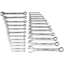 Fuller Wrench Spanner Set 24pc Ring Open Ended Metric Imperial