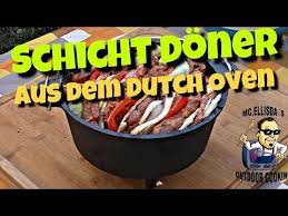 136 Schicht Doner Aus Dem Dutch Oven Das Etwas Andere Schichtfleisch In 2020 Meat Recipes Dutch Recipes Dutch Oven