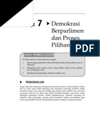 Suruhanjaya integriti agensi penguatkuasaan (siap). Topik 7 Demokrasi Berpalimen Dan Proses Pilihan Raya