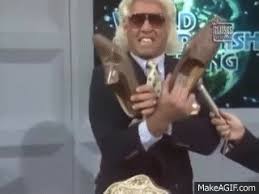 Claudio castagnoli (born 27 december 1980) is a swiss professional wrestler.he is currently signed to wwe, where he performs on the smackdown brand, under the ring name cesaro (shortened from his previous ring name antonio cesaro). Ric Flair 600 Dollar Custom Made Lizard Shoes On Make A Gif