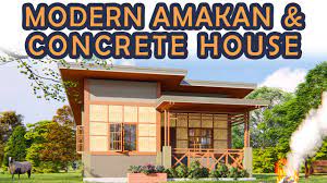 Low Budget House Modern Half Amakan Concrete House Youtube Small House Design Philippines Wooden House Design Low Budget House