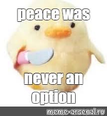 There's a lot of really nice melee skins in roblox's arsenal, but one of the most sought after is the karambit. Create Meme Chicken With A Knife Meme Duck With A Knife Png Plush Duck With A Knife Pictures Meme Arsenal Com