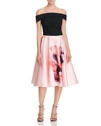 Ted Baker Lezlay Off The Shoulder Dress 100 Bloomingdale S Exclusive Cute Dresses Dresses Cocktail Dress Party