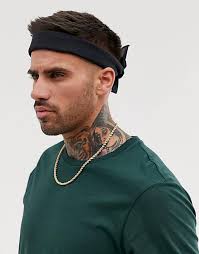 Wear it in your hair, around your neck, wrist, etc. Asos Design Schwarzes Bandana Aus Bio Baumwolle Asos