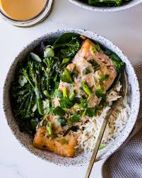 Tahini Miso Salmon Recipe Miso Salmon Salmon Recipes Cooking Salmon
