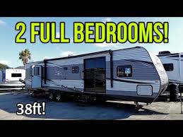 Have you ever had a guest or been a guest where you just wished for a little space and privacy? Check Out This Massive 2 Full Bedroom Travel Trailer Rv Jayco 38bhds Youtube