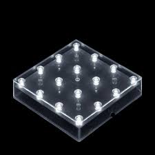 5 Inch Square Led Lightbase Battery Operated Light Base