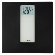 Increments, up to 400 pounds. Taylor Digital 400lb Capacity Black Grey Bathroom Scale Walmart Com Walmart Com