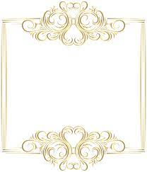 Gold Border Frame Png Clip Art Clip Art Borders Gold Border Design Gold Photo Frames