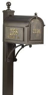 Whitehall Custom Mailbox And Post Package Residential Mailboxes Mounted Mailbox Personalized Mailbox