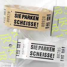 Geschenke Fur Frauen Sie Parken Scheisse 2 X 25 Tickets Rot Amp Grun Ein Designerstuck Von Jrsewing Bei Geschenke Geschenkideen Geschenke Fur Manner