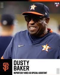 Dusty Baker is reportedly being hired as a special assistant with the  Giants.
