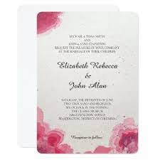 Floral Wedding Invitation Hand Painted French Invitation Zazzle Com Floral Wedding Invitations Wedding Invitations Romantic Wedding Gifts