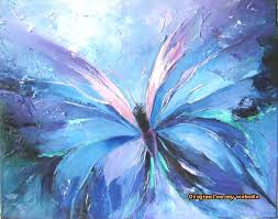 Canvas Art Ideas Acrylics Abstract Butterfly Paintings Butterfly Blue Abstract Art Blue Butterfly Cl Acryl Best Art Pins Blue Abstract Art Butterfly Painting Art Painting