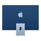 Blue 24 inch iMac with Apple M1 chip. Apple