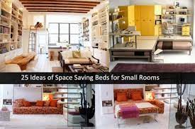 This space saving bed offers you under bed storage so that you can store items when you don't have enough space in your bedroom. 25 Ideas Of Space Saving Beds For Small Rooms