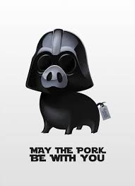 Star Wars Pig Darth Vader By Lorenzosabia In 2020 Funny Pigs Cute Pigs War Pigs