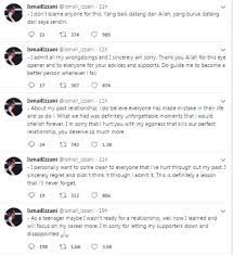 Sharifah rose found herself in social media's crosshairs when she was seen not wearing the religious headscarf during a beach holiday with some friends and a man believed to be her boyfriend. Ismail Izzani Mohon Maaf Secara Terbuka 6 Kali Berlaku Curang Hiburan Mstar