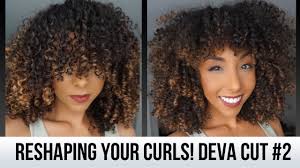 I've never been more excited about a haircut in my. Reshaping Your Curls Devacut 2 Biancareneetoday Youtube