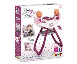 Mimic the actions of dad and mom, and put your baby dolls on the chair. Bn Twin Highchair Doll Accessories Products Www Smoby Com