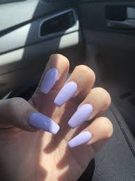 These acrylic coffin nails are longer and that could mean something. Nails Pastel Purple Coffin Shaped Acrylics Acrylics Coffin Nails Pastel Purple Shaped Acrylicn Purple Acrylic Nails Acrylic Nails Pastel Purple Nails